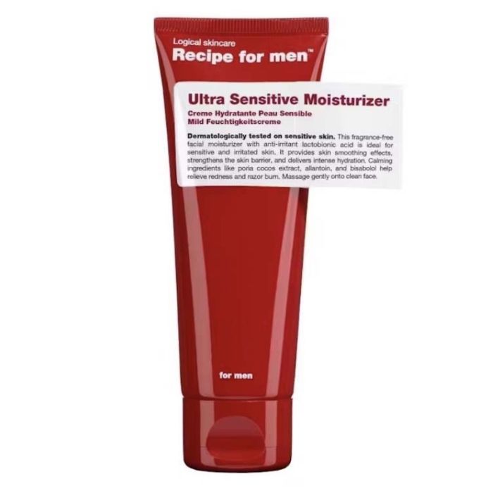 gorgeous Recipe for Men Ultra Sensitive Moisturiser 75ml