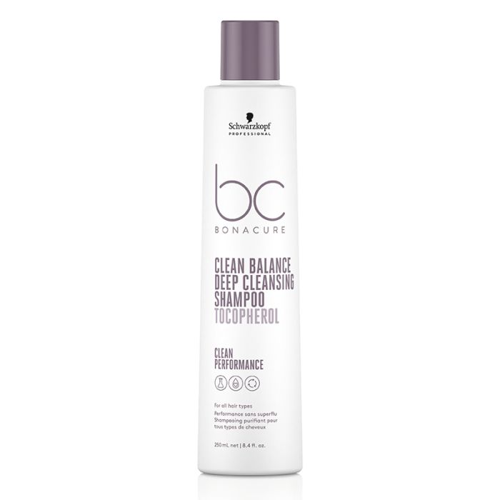 gorgeous Schwarzkopf BC Clean Balance Deep Cleansing Shampoo 250ml