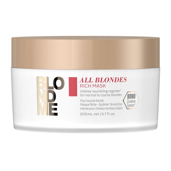 gorgeous Schwarzkopf BLONDME All Blondes Rich Mask 200ml