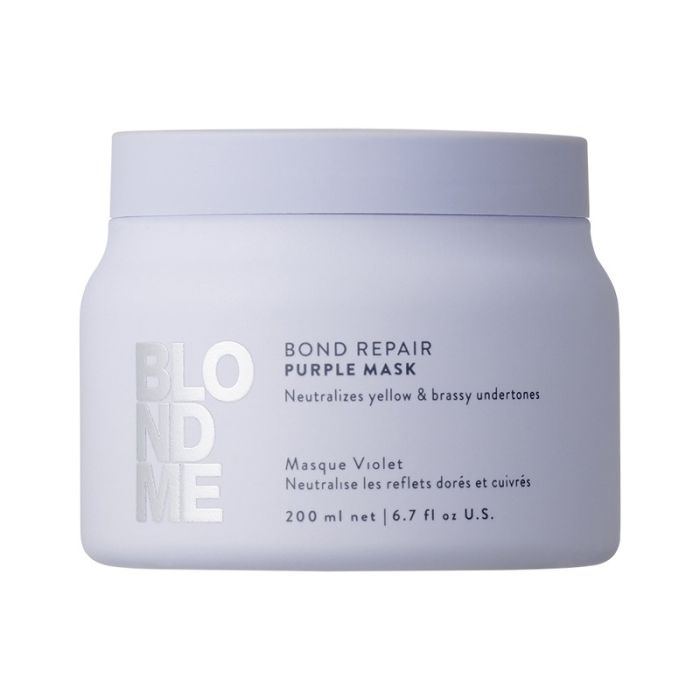 gorgeous Schwarzkopf BlondMe Bond Repair Purple Mask 200ml