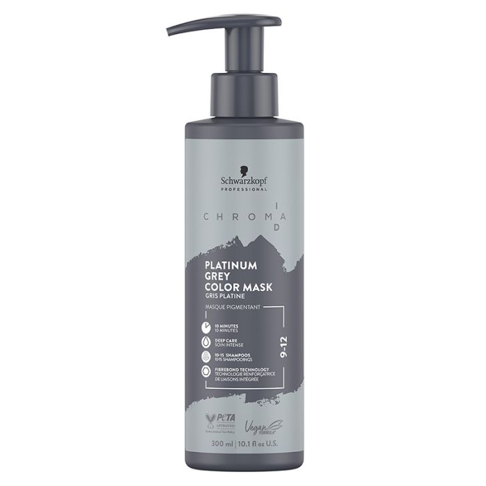 gorgeous Schwarzkopf Chroma ID Colour Mask 300ml-Platinum Grey