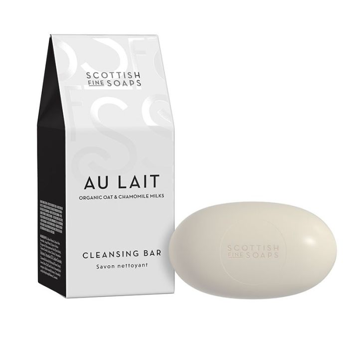 gorgeous Scottish Fine Soaps Au Lait Cleansing Bar 100g in Carton