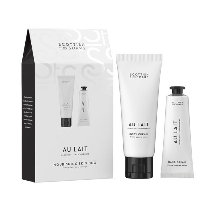 gorgeous Scottish Fine Soaps Au Lait Nourishing Skin Duo