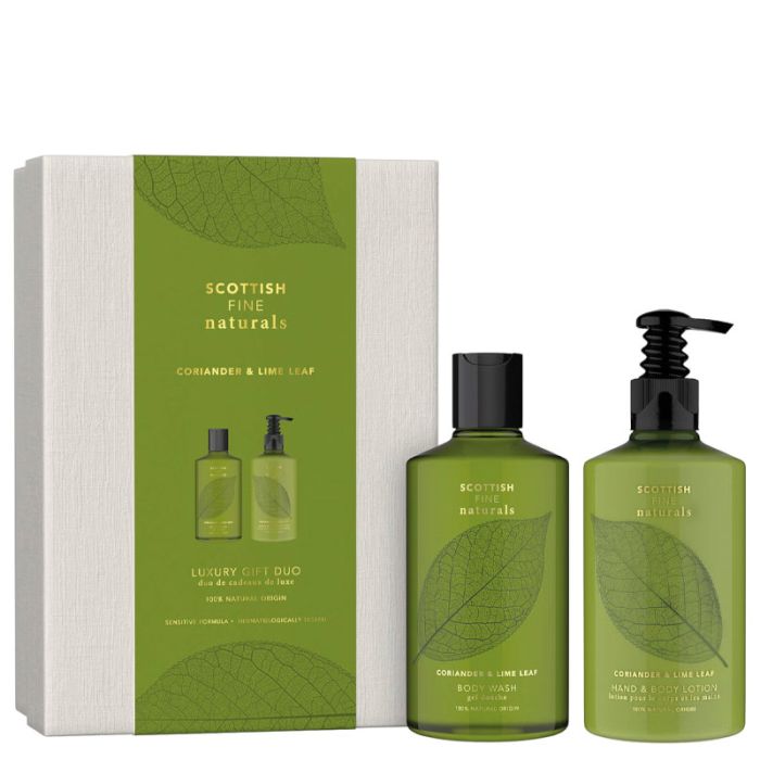 gorgeous Scottish Fine Soaps Coriander & Lime Leaf Gift Set