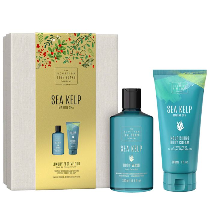 gorgeous Scottish Fine Soaps Marine Spa Full Size Gift Set