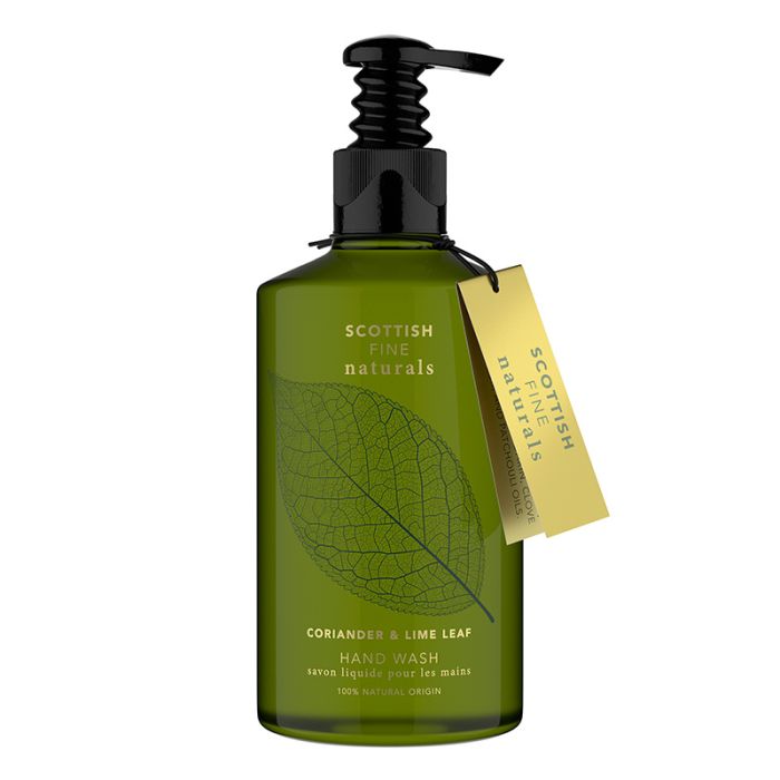 gorgeous Scottish Fine Soaps Naturals Coriander & Lime Leaf Hand Wash Pump Bottle 300ml