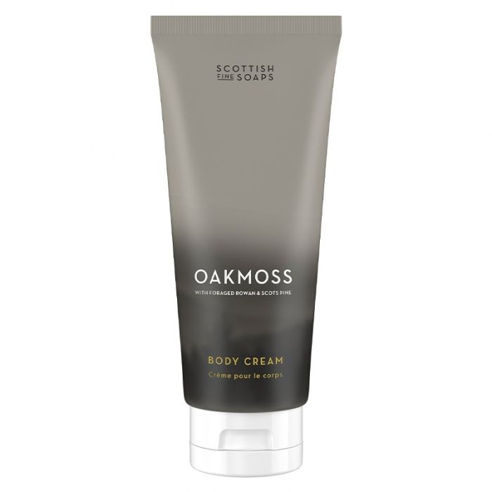 gorgeous Scottish Fine Soaps Oakmoss Body Cream 200ml Tube