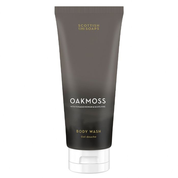 gorgeous Scottish Fine Soaps Oakmoss Body Wash 200ml Tube