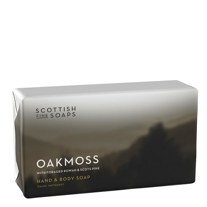 gorgeous Scottish Fine Soaps Oakmoss Hand & Body Soap 220g Wrapped