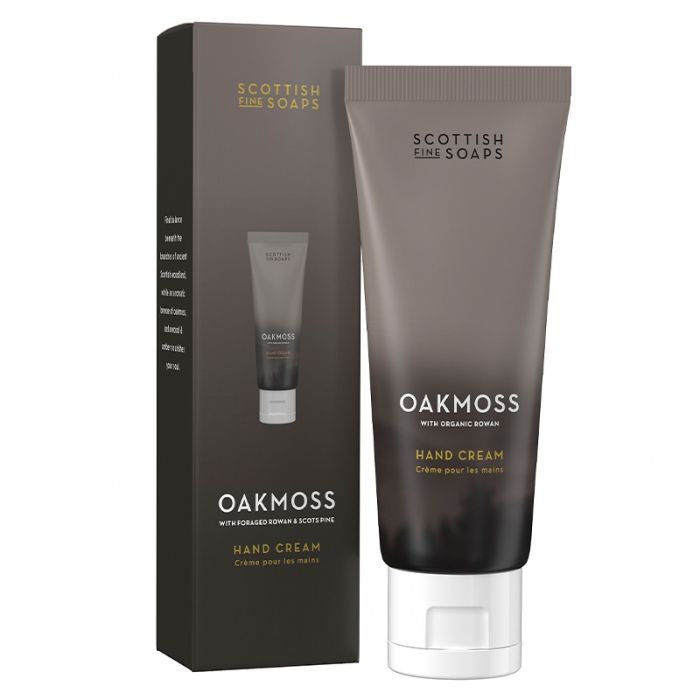 gorgeous Scottish Fine Soaps Oakmoss Hand Cream 75ml Tube in Carton