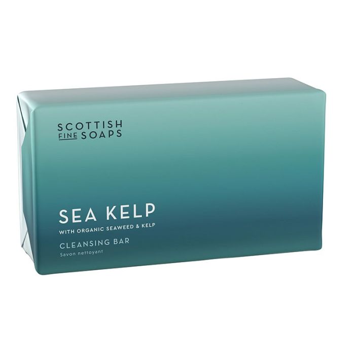 gorgeous Scottish Fine Soaps Sea Kelp Cleansing Bar 220g Wrapped