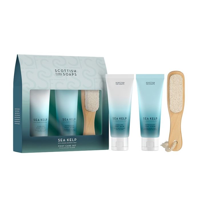 gorgeous Scottish Fine Soaps Sea Kelp Foot Care Set