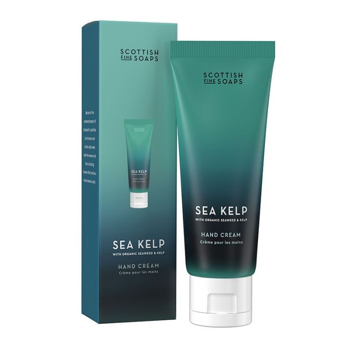 gorgeous Scottish Fine Soaps Sea Kelp Hand Cream 75ml Tube in Carton