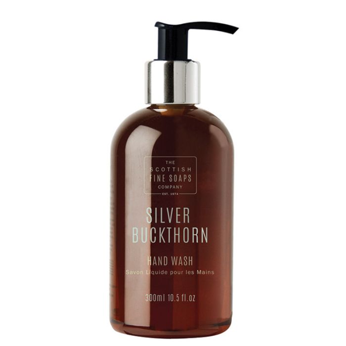 gorgeous Scottish Fine Soaps Silver Buckthorn Hand Wash Pump