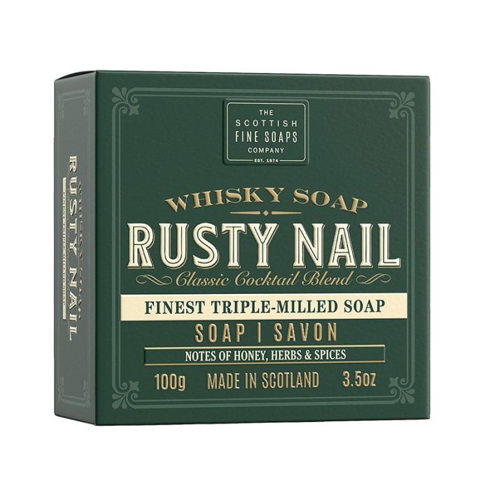 gorgeous Scottish Fine Soaps Soap in a Carton - Whisky Rusty Nail 100g