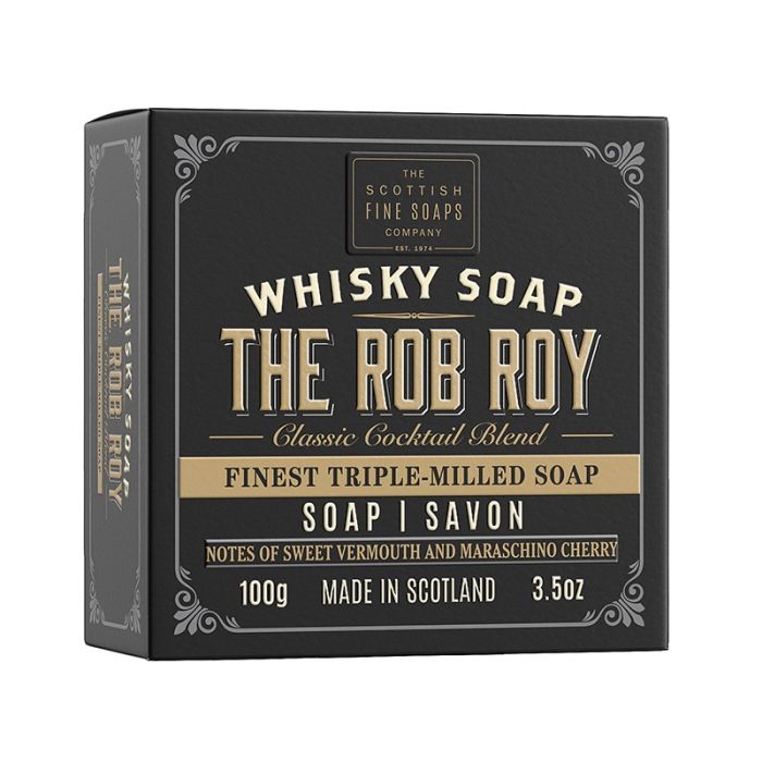 gorgeous Scottish Fine Soaps Soap in a Carton - Whisky The Rob Roy 100g