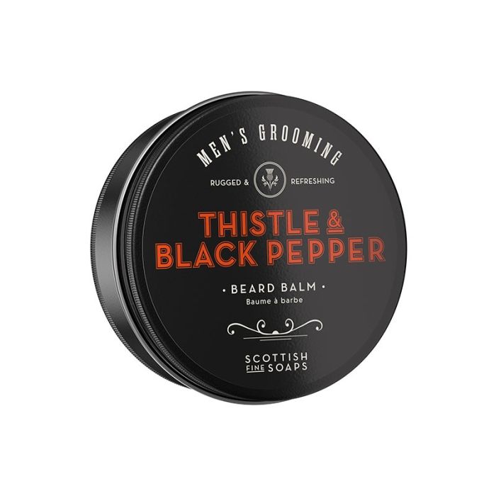 gorgeous Scottish Fine Soaps Thistle & Black Pepper Beard Balm 95ml