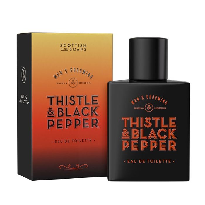gorgeous Scottish Fine Soaps Thistle & Black Pepper Eau de Toilette 50ml