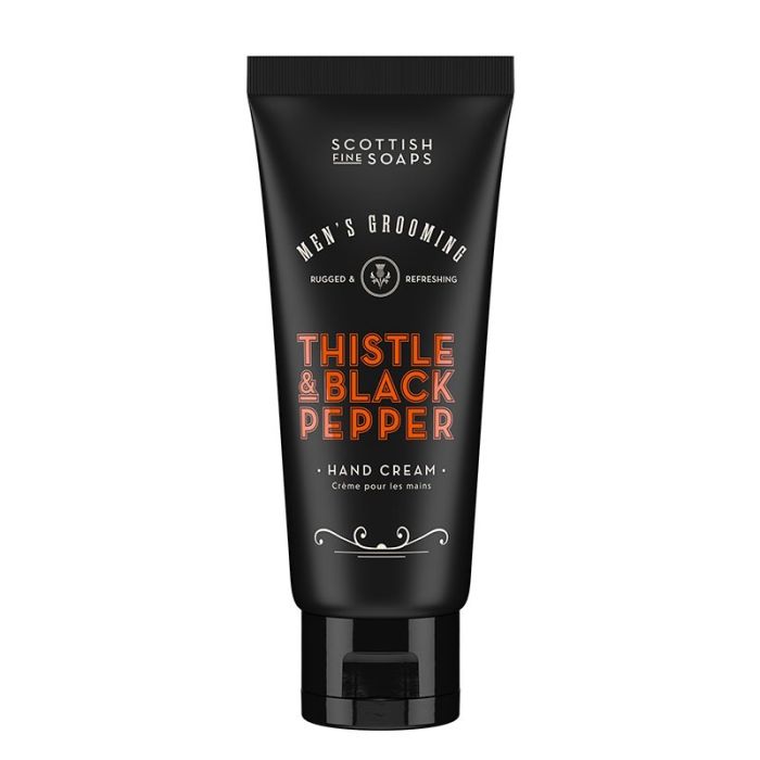 gorgeous Scottish Fine Soaps Thistle & Black Pepper Hand Cream 100ml Tube