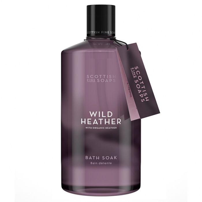 gorgeous Scottish Fine Soaps Wild Heather Bath Soak 500ml