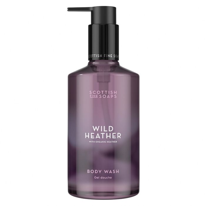 gorgeous Scottish Fine Soaps Wild Heather Body Wash 300ml Pump Bottle