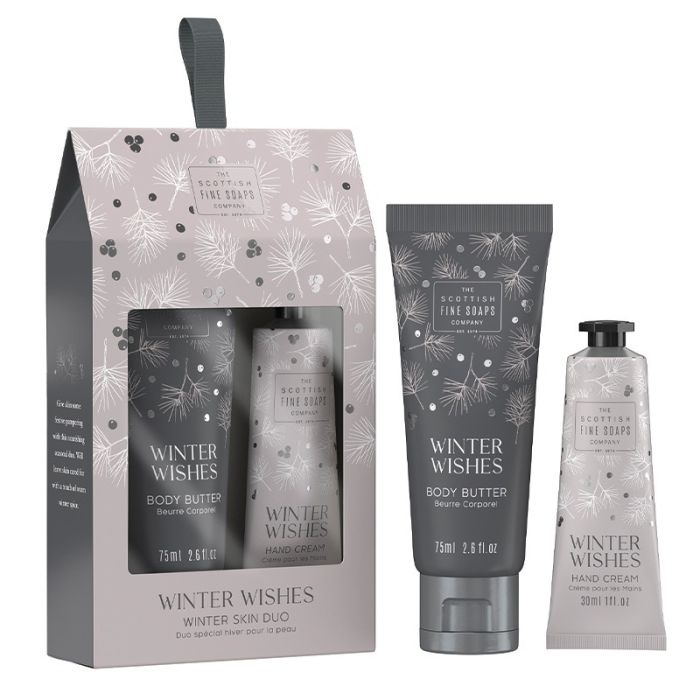 gorgeous Scottish Fine Soaps Winter Wishes Winter Skin Duo