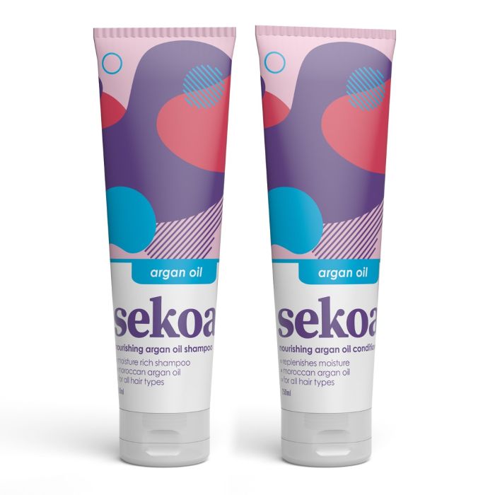 gorgeous Sekoa Argan Oil Shampoo 250ml and Conditioner 250ml Duo