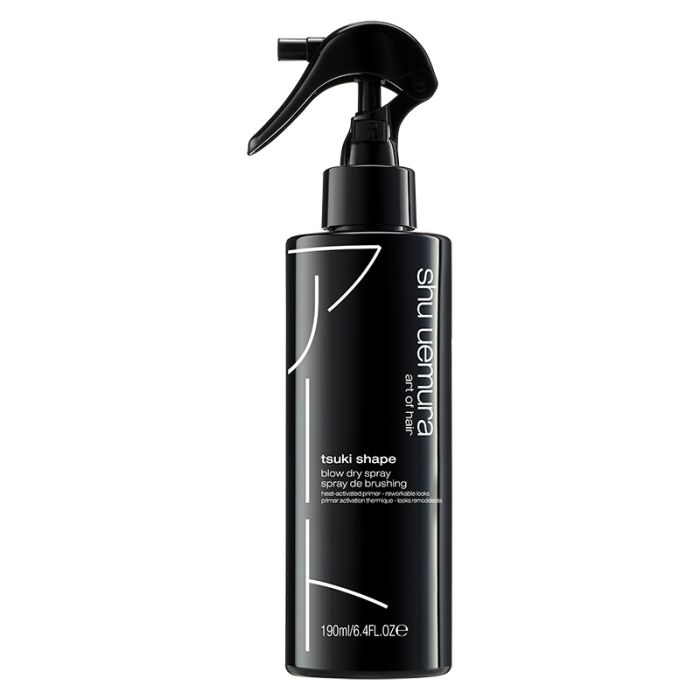 gorgeous Shu Uemura Art of Hair Tsuki Shape Heat-Activated Blow-Dry Spray 200ml