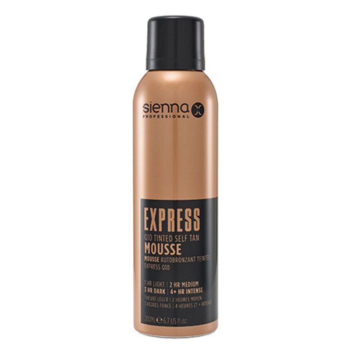 gorgeous Sienna X Express Q10 Self Tan Tinted Mousse 200ml