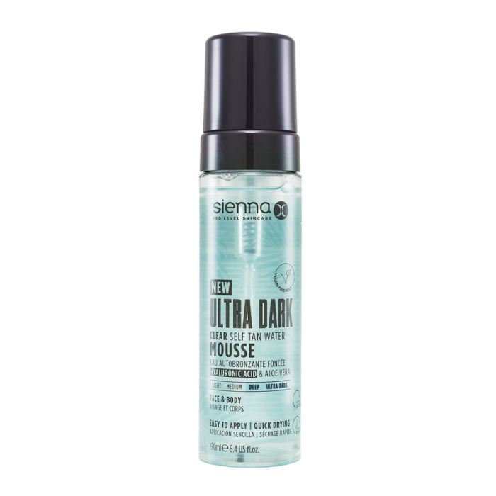 gorgeous Sienna X Ultra Dark Clear Self Tan Water Mousse 190ml