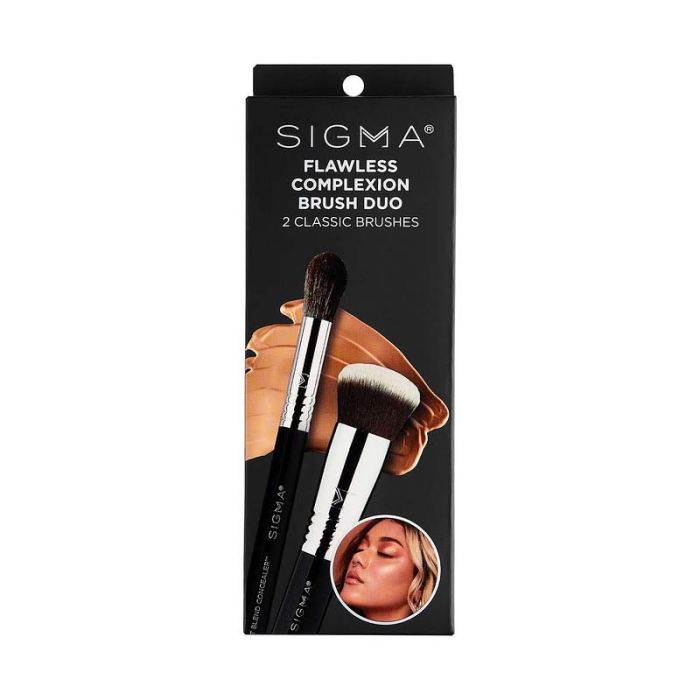 gorgeous Sigma Beauty Flawless Complexion Brush Duo