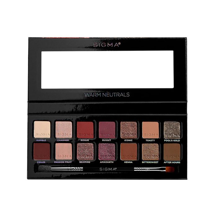 gorgeous Sigma Beauty Warm Neutrals Eyeshadow Palette