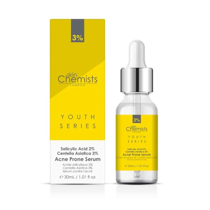 gorgeous skinChemists Acne Prone - Salicylic Acid 2% Centella Asistica 3% 30ml