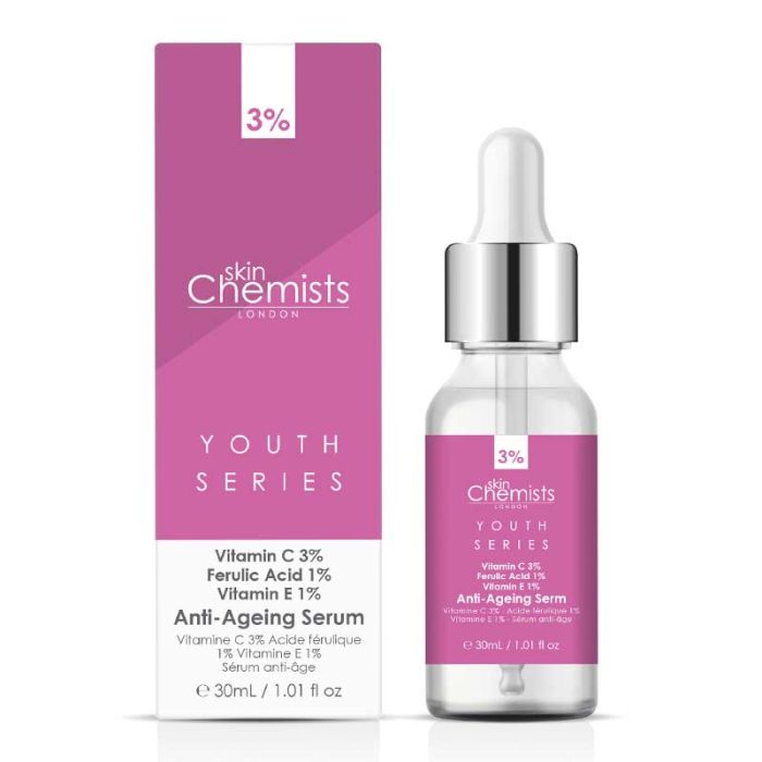 gorgeous skinChemists Anti-Ageing Vitamin C 3% Ferulic Acid 1% Vitamin E 1% 30ml