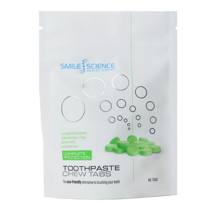 gorgeous Smile Science Harley Street Toothpaste Tablets Complete Protection 60 Tablets