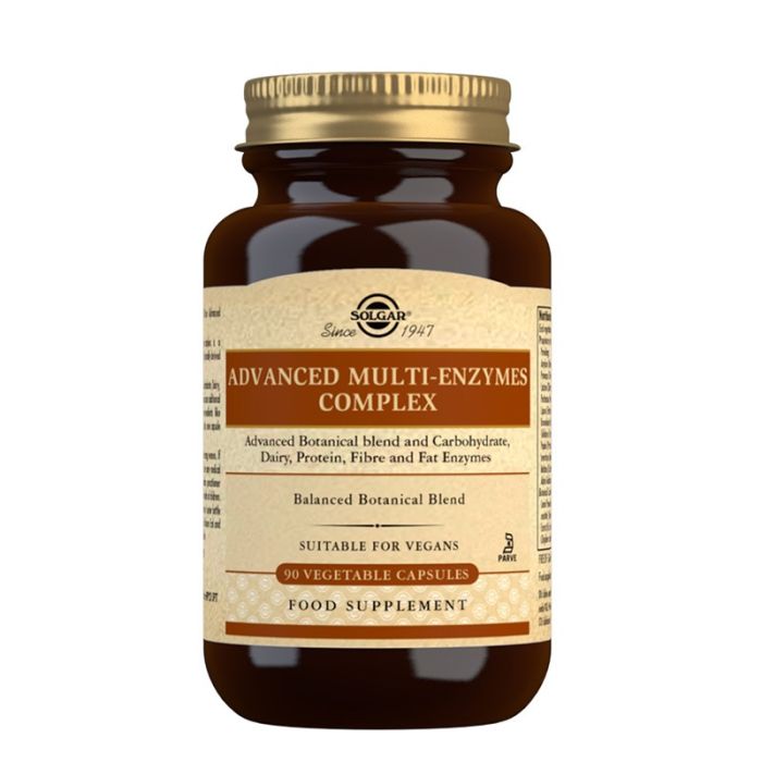 gorgeous Solgar Advanced Multi-Enzyme Complex Vegetable Capsules 90