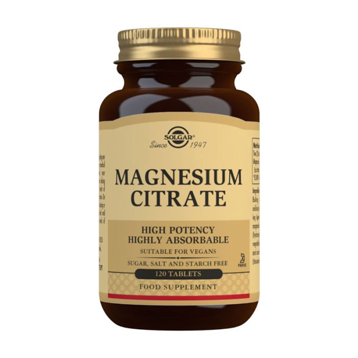 gorgeous Solgar Magnesium Citrate Tablets - Pack of 120
