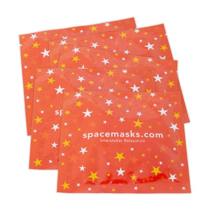 gorgeous Spacemasks Orange & Grapefruit Self Heating Mask Single