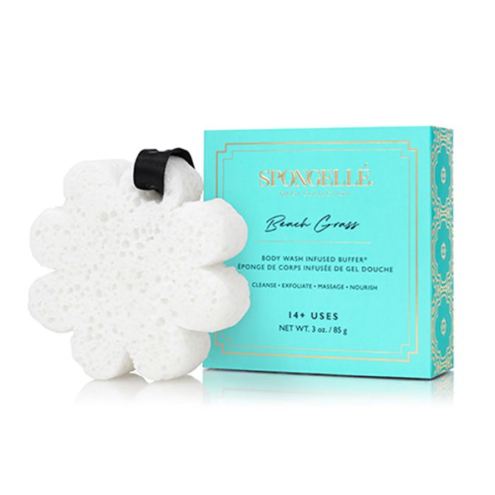 gorgeous Spongellé Boxed Flower Body Wash Infused Buffer - Beach Grass 85g