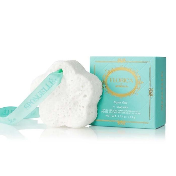 gorgeous Spongelle Florica Collection Body Wash Infused Mini Buffer Mystic Rose