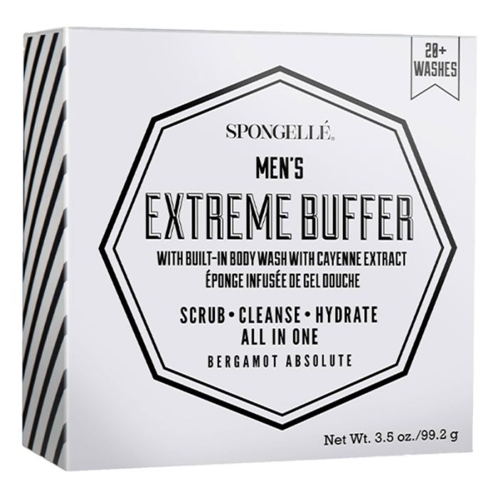 gorgeous Spongellé Men's Extreme Body Buffer - Bergamot Absolute 99g