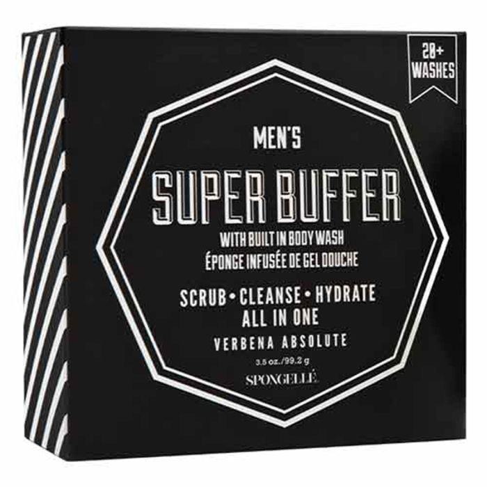 gorgeous Spongellé Men's Super Body Buffer Verbena Absolute 99.2g