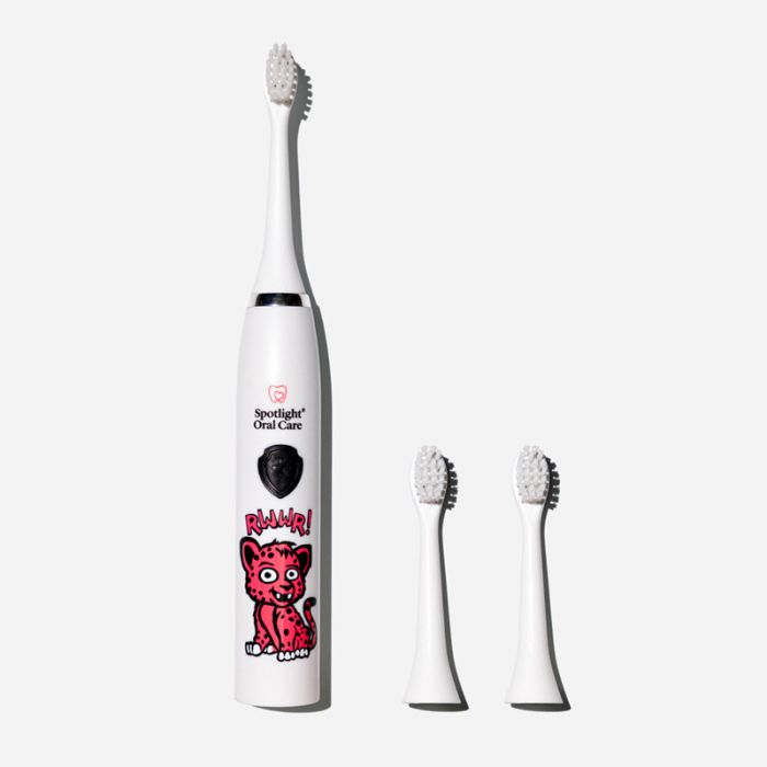 gorgeous Spotlight Oral Care Electric Toothbrush for Kids- Cheetah