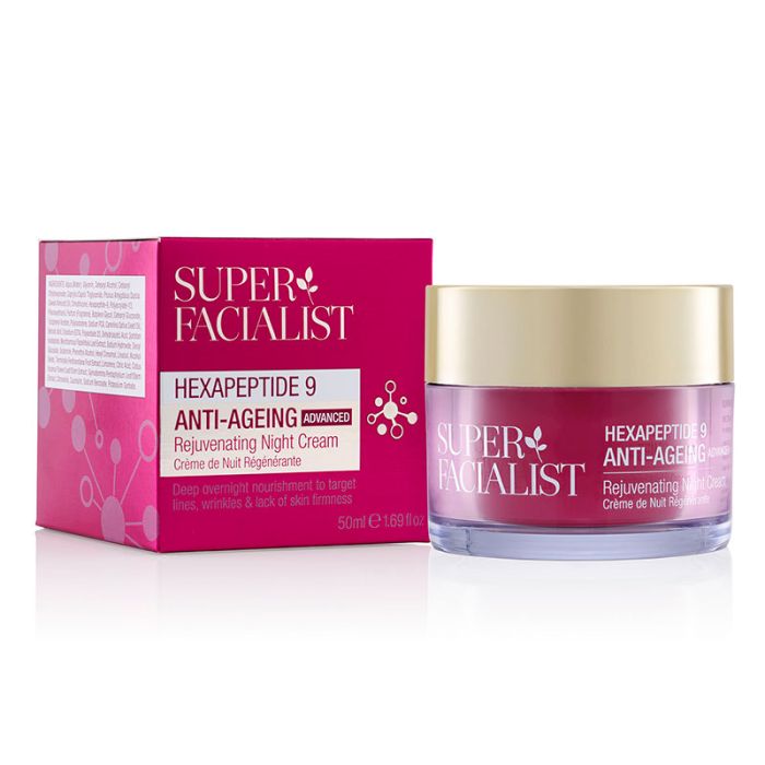 gorgeous Super Facialist Hexapeptide-9 Anti-Ageing Advanced Rejuvenating Night Cream 50ml