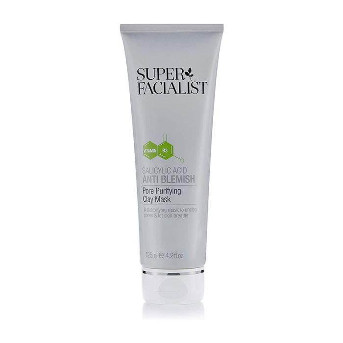 gorgeous Super Facialist Salicylic Acid Anti Blemish Pore Purifying Clay Mask 125ml