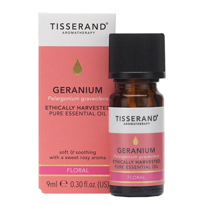 gorgeous Tisserand Aromatherapy Ethically Harvested Geranium Essential Oil 9ml