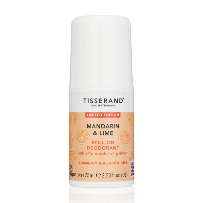 gorgeous Tisserand Aromatherapy Mandarin & Lime Roll-On Deodorant 75ml