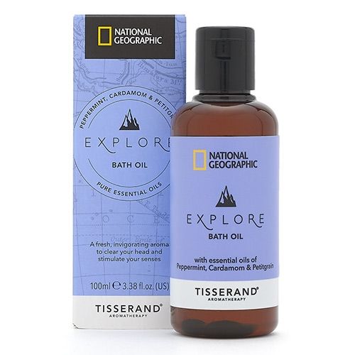 gorgeous Tisserand Aromatherapy National Geographic Explore Bath Oil 100ml