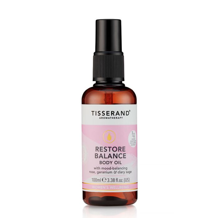 gorgeous Tisserand Aromatherapy Restore Balance Body Oil 100ml