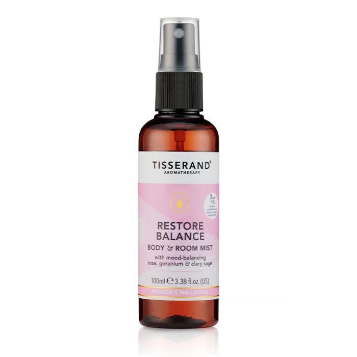 gorgeous Tisserand Aromatherapy Restore Balance Body & Room Mist 100ml